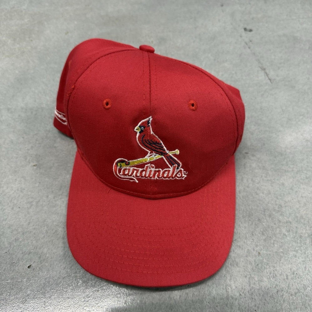 Vintage St Louis Cardinals Budweiser Strapback Hat MLB Baseball Red Cap